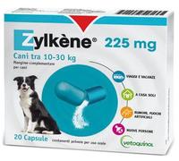Zylkene 225 mg 20 Capsule - Integratore Problemi Comportamentali Cani Tra 10 a 20 Kg