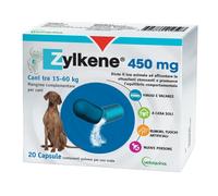 Vetoquinol Integratore per cani Zylkene 450 mg - 20 capsule per problemi comportamentali (15-60 kg)