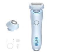 Zylla Smoothshave Razor, Zylla Shave Razor, Smooth Shave Razors Women Body Trimmer, Ipx7 Waterproof 2 in 1 Electric Shavers for Women, with Removable Head (Blue)
