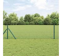 zylophax Recinzione in rete saldata verde per esterno, pannello barriera divisorio per giardino e terrazzo, protezione confine privacy, steccato grigliato per delimitazione cortile prato
