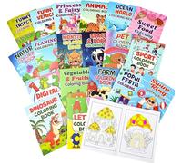Zylota 20 Libri Da Colorare Per Bambini Dai 2-8 Anni, mini Bambini Da Colorare Libro Set, Libri Di Attività,attività scolastiche in aula,Compleanno Party Accessori
