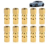 Zyluniy 10 Pezzi Connettore del Tubo del Freno, 4,75mm Raccordi per Tubi Freno, Raccordi per Tubi Freno per Riparazioni e Aggiornamenti dell'Impianto Frenante senza Sfiancatura