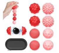 Zyluniy 8 pezzi Palle Magnetiche Anti-Stress, Palline Magnetiche Per Agopressione, Gioco Sensoriale Portatile in Silicone, Giocattoli Antistress Adulti e Bambini, perfette contro lo stress e l'ansia