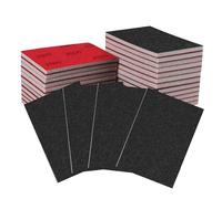 Zyluniy Spugne Abrasive, 27 Pezzi Blocchi Abrasivi Manuali Grana 180-3000, Lavabili e Riutilizzabili,per Legno, Metallo, Vernice, Riparazione Carrozzeria Auto,Pulizia Delle Pareti