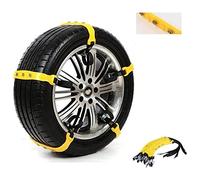 ZYLXJ 10Pcs Catene da Neve per Pneumatici per Tesla Model 3 / Model Y/Model S/Model X, Catena Antiscivolo Facile da installare per Auto, A Prova di Neve e Fango