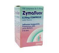 Zymafluor 0,50 mg Sodio Fluoruro Prevenzione Carie 100 Compresse