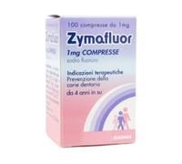 Zymafluor 1 Mg Sodio Fluoruro Prevenzione Carie 100 Compresse