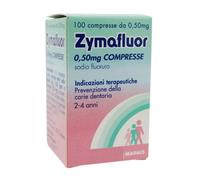 Zymafluor 0,50 mg Sodio Fluoruro Prevenzione Carie 100 Compresse