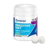 Zymerex DIGESTIVO FAST | 50 compresse masticabili | Digestivo Con Finocchio e Ze