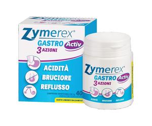 Zymerex Gastro Activ 3 Azioni Dispositivo Medico, 40 compresse masticabili