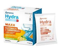 Zymerex Hydra Support+ Maxx Integratore alimentare per l'idratazione e l'energia gusto limone, 10 bustine