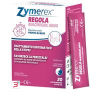 ZYMEREX REGOLA MACROGOL 4000 20 BUSTINE DA 20 ML SENZA ZUCCHERO SENZA GLUTINE SENZA LATTOSIO