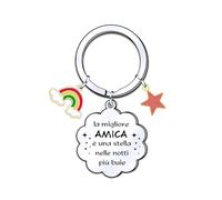 ZYMGUO Regalo Natale Regali Portachiavi Donna Uomo, "Grazie per esserci sempre", per Donna Uomo Amica Amico ....Regali di compleanno,Grazie per il Regalo,Regali Ringraziamento (5)
