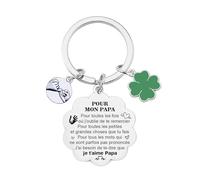 ZYMGUO Regalo per festa dei Peres originale portachiavi personalizzato, regalo per festa del papà di San Valentino, papà, regalo originale di compleanno, papà, idea regalo, ringraziamento, Natale