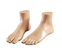 ZYMIADOU 1 paio anatomico piede replica scarpa modello display adatto per l'educazione anatomia artistica studio scarpa fotografia prototipo simulazione, Misura unica, come descritto