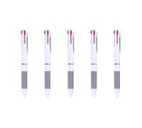 ZYMIADOU 3/5/10Pcs Penna multicolore retrattile 3-Color-in-1 Penne a sfera multicolore per scuola forniture per ufficio penne creative journaling per studenti