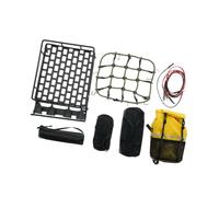 ZYMIADOU 3 accessori universali per portabagagli per vari crawler auto con luce a LED, decorazione universale, accessori per portapacchi da tetto remoto