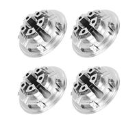 ZYMIADOU 4 coperture di ricambio leggere per carrello da golf da 20,3 cm, 5 raggi, per accessori per auto da club, coperture per ruote da golf cart