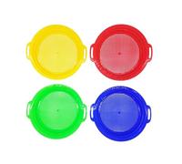 ZYMIADOU 4 pezzi setacci sabbia per bambini gioco spiaggia ideale per scavare e acqua gioco mano occhi strumenti di coordinazione