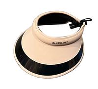 ZYMIADOU Alla moda UV per la protezione per cappello da sole all'aperto grande tesa vuota superiore regolabile per il sole per la protezione Te vuoto Top, cachi, Taglia unica