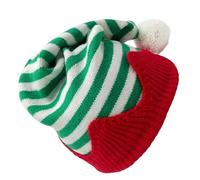 ZYMIADOU Allegro Elfi Cappello Con Pompon Cappelli Unisex Slouch Natale Copricapo Baggy Slouch Caps Elfi Maliziosi Berretti di Natale Donne