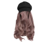 ZYMIADOU Berretti Cappelli Newsies Cappello Cabbie Cappelli Parrucche Estensioni Dei Capelli Lunghi Per Cosplay Copricapo Con Estensioni Ricci Elegante Parrucche Cappello