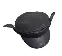 ZYMIADOU Berretti fatti a mano Cappello da pittore dell'orecchio del male per berretti unisex Cabbie per il tempo libero all'aperto cappelli scuri puntelli foto, Nero , Taglia unica