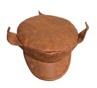 ZYMIADOU Berretti fatti a mano Cappello da pittore dell'orecchio del male per berretti unisex Cabbie per il tempo libero all'aperto cappelli scuri puntelli foto, Marrone 1, Taglia unica
