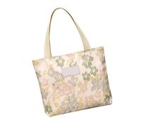 ZYMIADOU Borsa a tracolla in tela floreale per le donne spaziosa borsa con manico superiore ampie cinghie comode leggere shopper elegante borsa da lavoro floreale per le signore, B, One Size