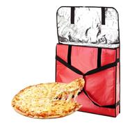 ZYMIADOU Borsa professionale per la consegna del cibo, dai colori vivaci, portatile, per mantenere le pizze calde e fresche in qualsiasi condizione, 58 x 58 x 12 cm, Taglia unica