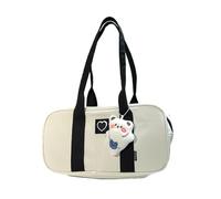 ZYMIADOU Borsa tote alla moda Y2k spalla ascellare spiaggia per ragazza incontri lavoro viaggio sport per le donne per la scuola per le donne borsa a tracolla Tote, bianco, One Size