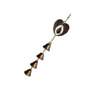 ZYMIADOU Campane a vento resistenti alla ruggine con ali a cuore in metallo, suono chiaro e catena durabilità, per giardino, balcone, romantici