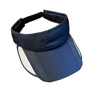 ZYMIADOU Cappello a cilindro vuoto traspirante alla moda a tesa larga per il sole con picco per il sole per la protezione per esterno Acti cappello a cilindro vuoto, Blu scuro, Taglia unica