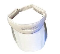 ZYMIADOU Cappello a cilindro vuoto traspirante alla moda a tesa larga per il sole con picco per il sole per la protezione per esterno Acti cappello a cilindro vuoto, bianco, Taglia unica
