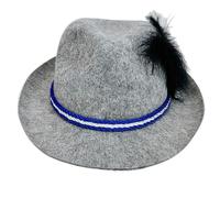 ZYMIADOU Cappello da festa in stile occidentale, elegante, con bordo largo, caldo, confortevole, accessorio per costume da festa, cappello cultura tedesca