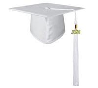 ZYMIADOU Cappello da laurea con frange, unisex, per lauree, università, università, laureato, costume da laurea
