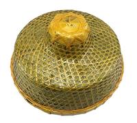 ZYMIADOU Cappello da pescatore retrò cinese fatto a mano in tessuto di paglia cappello da ballo puntelli cono pesca parasole antico costume cinese ragazza