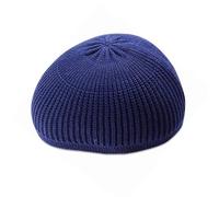 ZYMIADOU Cappello da preghiera da uomo classico musulmano in acrilico con cappelli Kufi classici dettagliati per cerimonie religiose cappelli Kufi per uomini musulmani donne cappello, blu navy, Taglia