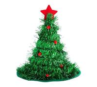 ZYMIADOU Cappello per albero di Natale luminoso per festival festa di famiglia riunione scintillante cappello di Babbo Natale cappelli per vacanze cappelli decorativi per la casa accessori per costume