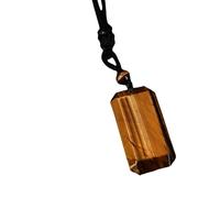 ZYMIADOU Collana con ciondolo in pietra di lunghezza versatile, design ergonomico per un comfort che dura tutto il giorno, gioielli regolabili, Misura unica, come descritto, come descritto