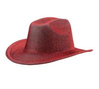 ZYMIADOU Creativo Cowgirls Cappelli Con Brillante Per Banchetti Carnevale Partito Traspirante Cowgirls Per Adolescenti Adulto Fotografia Feltri Per Le Donne Feltri Per Tese Larghe Fedoras Per Gli