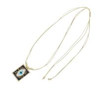 ZYMIADOU Delicata collana di perline a forma di cuore con ciondolo alla moda gioielli collana con perline a, Misura unica, come descritto, come descritto