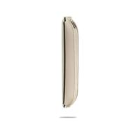ZYMIADOU Elastici regolabili Cassa della penna per Notebook con copertina rigida PU Borse in pelle rigida Notebook Journal PU Pencil Student, Bianco Ape
