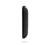 ZYMIADOU Elastici regolabili Cassa della penna per Notebook con copertina rigida PU Borse in pelle rigida Notebook Journal PU Pencil Student, Nero