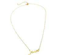 ZYMIADOU Elegante collana in acciaio inossidabile che incarna il potere e la protezione della clavicola catena fascino adatto per i trendsetter gioielli alla moda per adulti, Misura unica, come