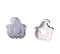 ZYMIADOU Fusione riutilizzabile con 5 disegni inquietanti per Halloween Decor cottura & LED Radiances Pomodoro Ombra Forma