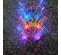 ZYMIADOU Illuminare Corone Testa Cerchio Festivo Ornamento Dei Capelli Versatile Styling Strumento Per Bambini Adulti Puntelli Fotografico Capodanno Accessori Festa