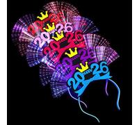 ZYMIADOU Illuminare Corone Testa Cerchio Festivo Ornamento Dei Capelli Versatile Styling Strumento Per Bambini Adulti Puntelli Fotografico Capodanno Accessori Festa