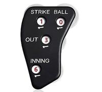 ZYMIADOU Indicatori arbitro Clickers Baseball 4 Ruota Arbitro Indicatori Scorer Clickers Palmare Softball Gioco Contatore Portatile Softball Gioco Contatore