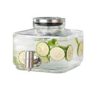 ZYMIADOU L'automobile di vetro sovradimensionata del contenitore dell'acqua serve l'erogatore della bevanda prodotto per la folla con l'erogatore di acqua di vetro del componente smontabile igienico